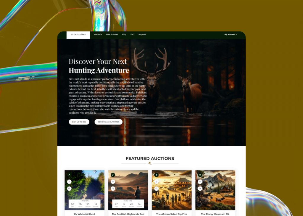 Bid2hunt portfolio image 3