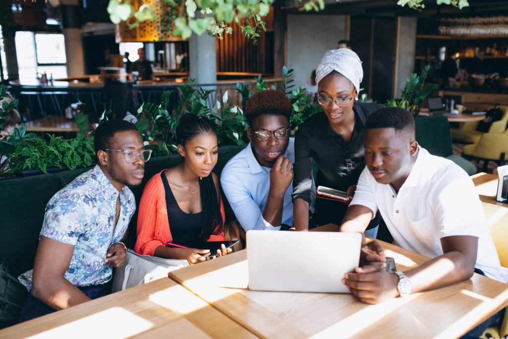 Designers Collaborating on Branding Project